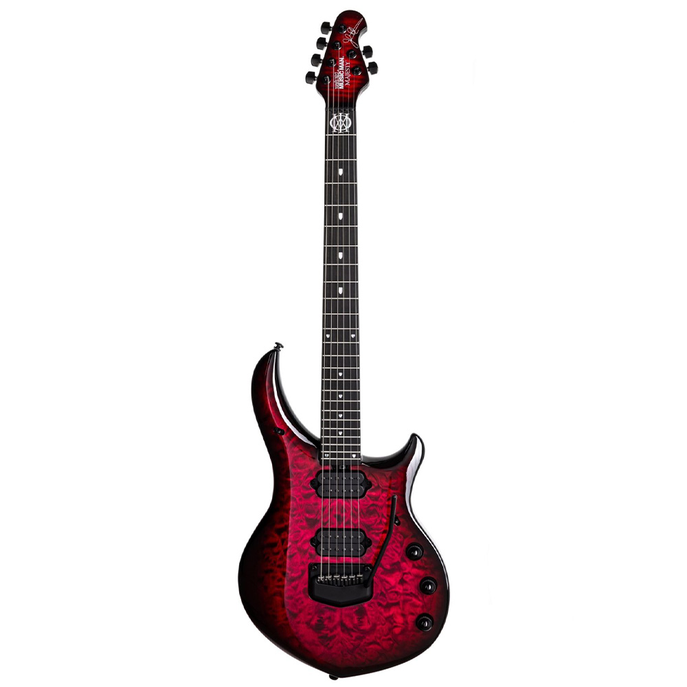 Music Man Majesty 6 Abanoz Klavye Red Nebula Elektro Gitar